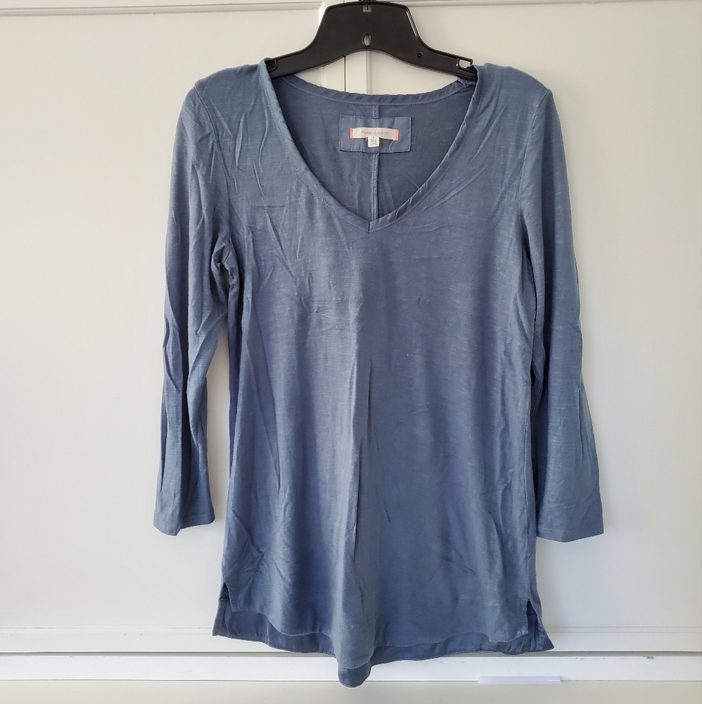 Anthropologie Pure Good V-Neck Top